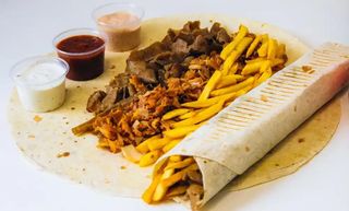 TORTILLA z frytkami Bez Surówki