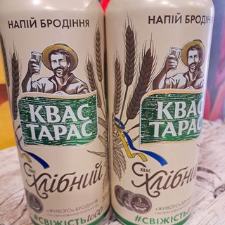 Квас Тарас Хлібний ж/б,0,5