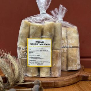 Млинці з куркою та грибами 500 г