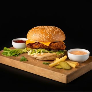 Buttermilk Fried Chicken Burger