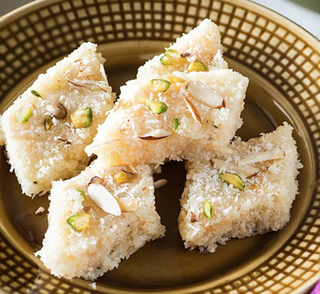 Coconut barfi