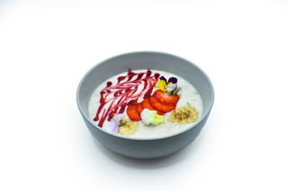 Каша овсянная  с бананом