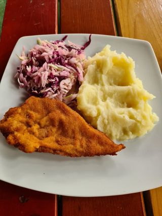 Şniţel de pui pane