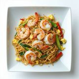 225. Udon Frito Con Gambas