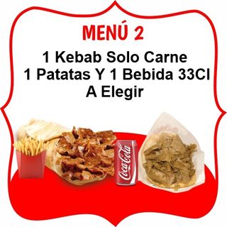 Menú 2 Solo Carne (Grande)