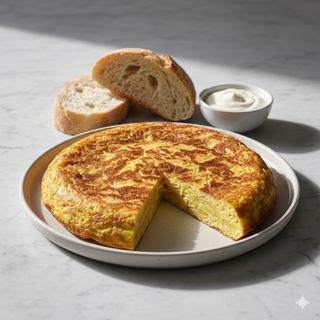 Ración De Tortilla Con Espíritu