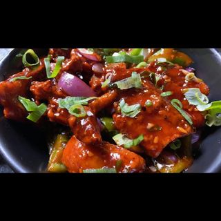 Szechuan eggplant: crispy