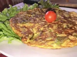 Omlet palačinka sa kajganom i sirom