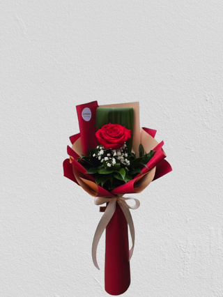 Buket sa 1 ružom