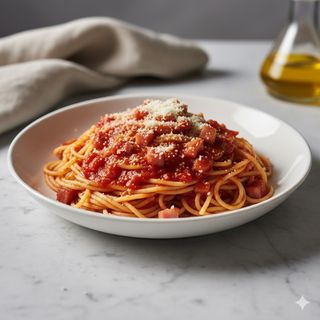 Rigatonni amatriciana