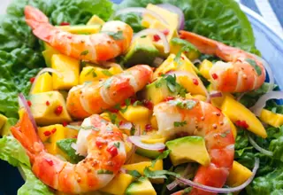 Camarão com Manga  / Mango Prawn