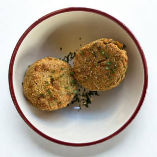 Crocchette dorate home-made di ceci VEGAN
