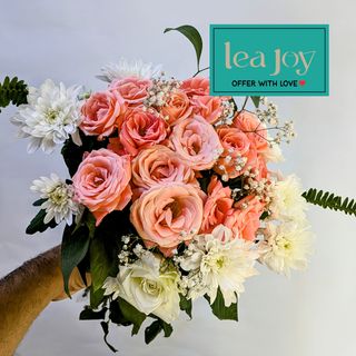 fleur bouquet Roses et Blancs