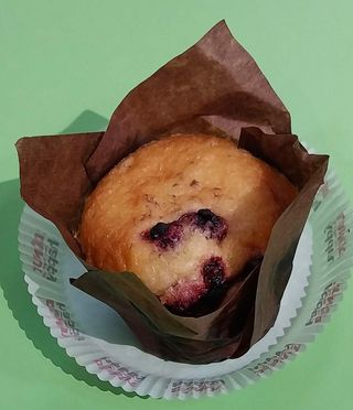 მაფინი მოცვით