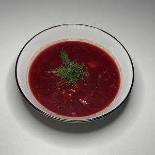 Борщ з м'ясом