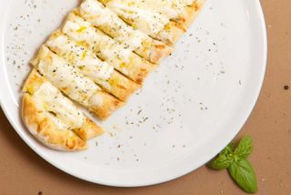 Pão de Alho com queijo mozarella e Catupiry