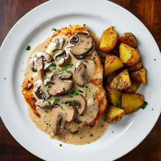 Chicken Breast With Porcini Mushroom Sauce