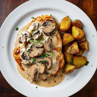 Chicken Breast With Porcini Mushroom Sauce
