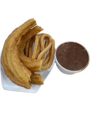 Pack 1 (5 porras + 5churros + medio litro de chocolate) 