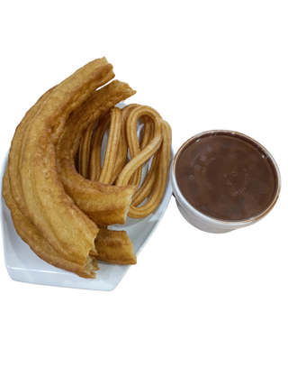Pack 1 (5 porras + 5churros + medio litro de chocolate) 