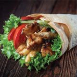 Chicken Shawarma With Vegetables Or Lebanese Style