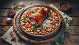 Iahnie de fasole cu ciolan