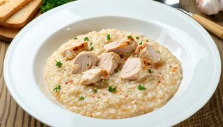 Ризото с пиле