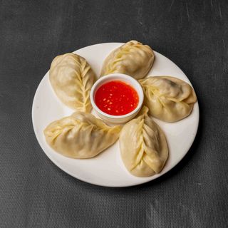 Манты с мясом и картофелем