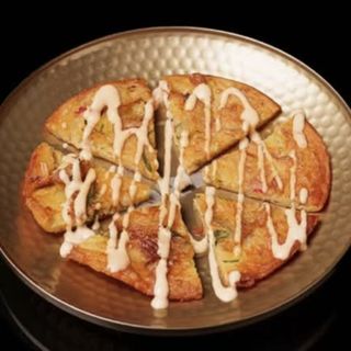 Tortita coreana de marisco