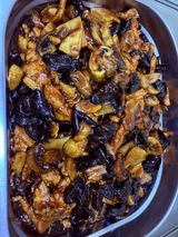 10.Пилешко месо с бамбук и гъби (200г)