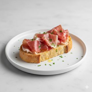 Tostada Con Jamón Serrano