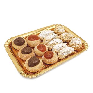 Vassoio pasticcini alle mandorle - 14 pezzi 