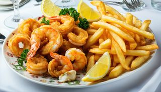 Fritto misto cu cartofi prajiti