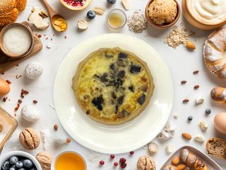 Киш с курицей и грибами