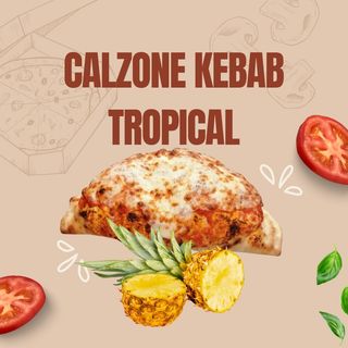 Pizza calzone tropical (32 cm.)