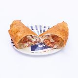 Pizza fritta provola e pomodoro