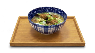 Beef meatball soup