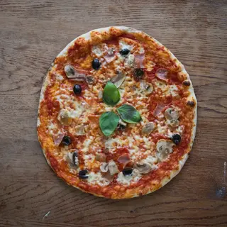 Pizza vesubio  familiar 