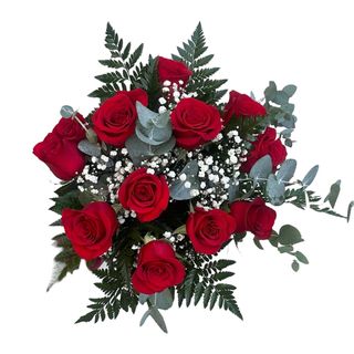 Ramo De 12 Rosas Rojas