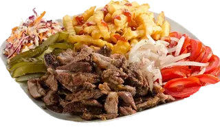 Chawarma Extra Plat Garnie - Servi avec Frites