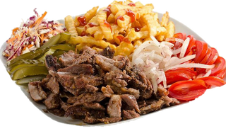 Chawarma Poulet - Servi avec Frites