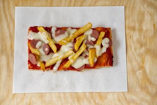 Wurstel e Patatine fritte