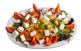 ensalada con Queso Feta