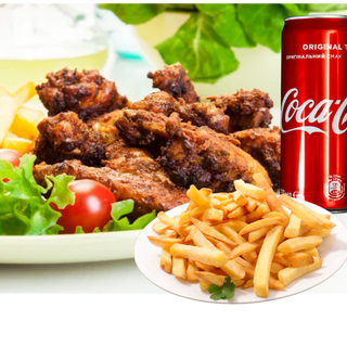 Asas de Frango no Prato