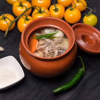 Пельмени с грибами