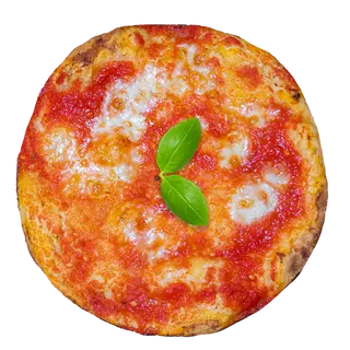 Margherita al piatto