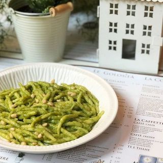 TROFIE ALLA CREMA DI BASILICO