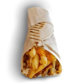 Tortilla z Frytki i Surówka Duża