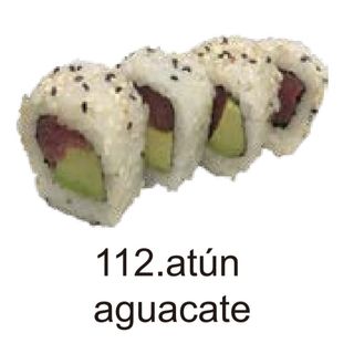 112. Urumaki De Atún Con Aguacate (8 Pza.)