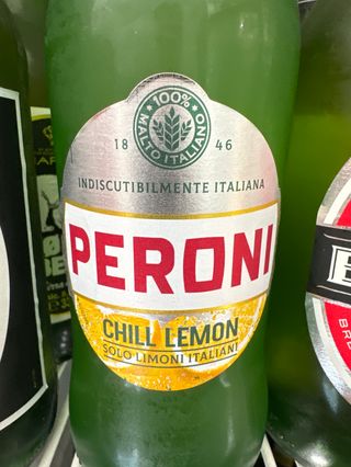 Peroni lemon 